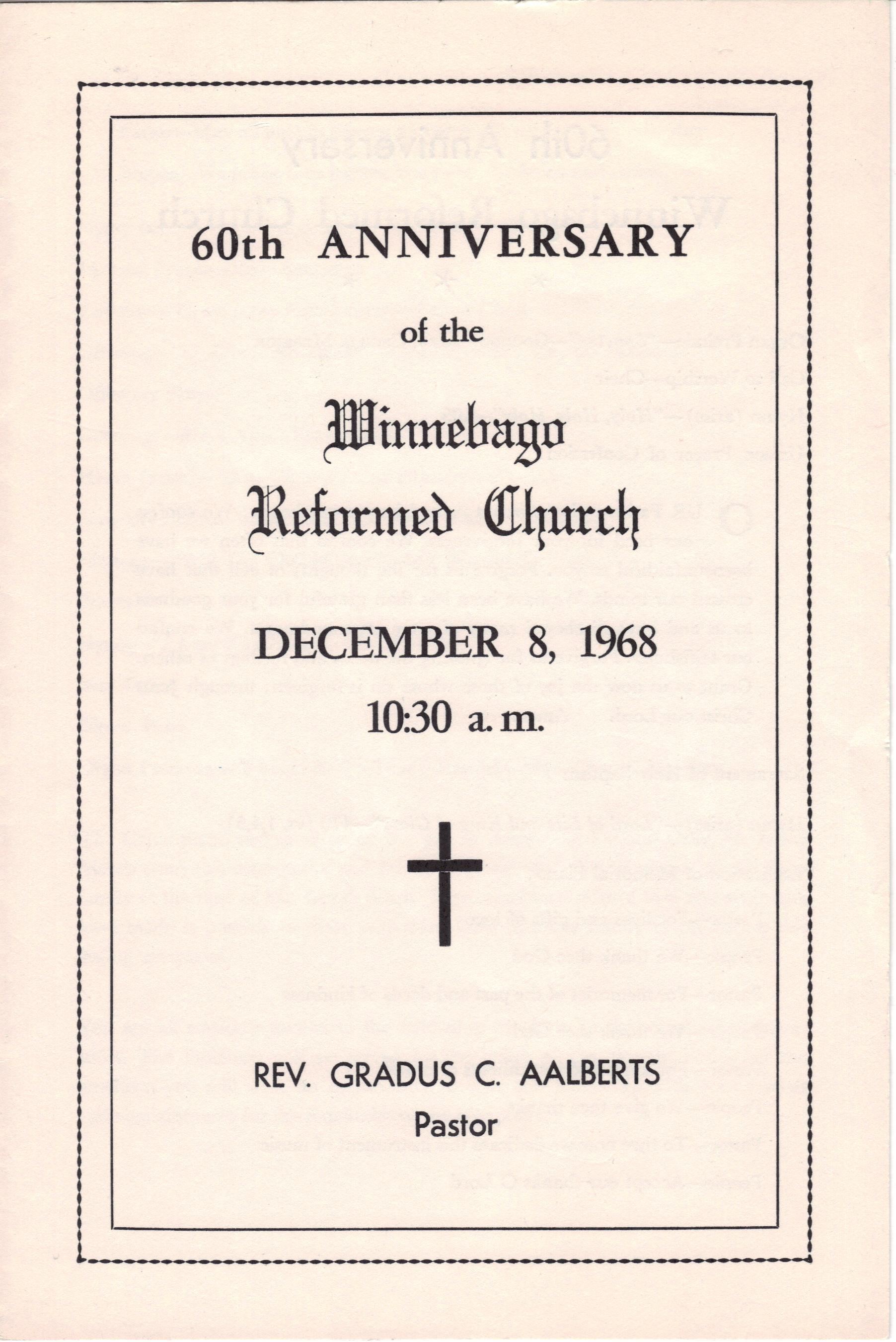 1968: 60<sup>th</sup>Anniversary (1)